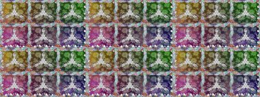 Raster illüstrasyonu. Bahar çiçekli, dikişsiz, sevimli çiçek deseni. Güzel kumaş deseni.