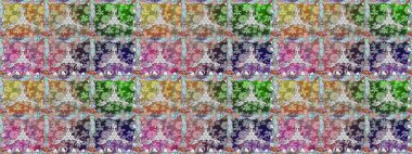 Tatil havası. Nazik romantik baskı. Bahar mevsimi. Raster dikişsiz sevimli çiçek deseni.