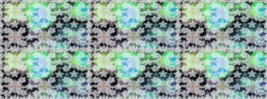 Tarafsız renklerde. Raster illüstrasyonu. Çiçek buketleriyle klasik tarzda kusursuz desen.