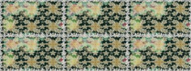 Şekillendirilmiş çiçeklerle kusursuz desen. Çiçek deseni duvar kağıdı, desen dolguları ve web sayfası arka planı için kullanılabilir. Süslü zentangılsız desen, soyut çiçeklerle süslenmiş..