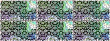 Bahar çiçekli, dikişsiz, sevimli çiçek deseni. Güzel kumaş deseni. Raster illüstrasyonu.