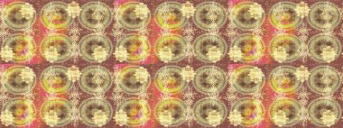 Kar Tanesi Mozaik ikonu. Sembol kışı, donmuş, Noel, yeni yıl tatili. Grafiksel element dekorasyonu. Düz dizayn. Raster illüstrasyonu. Bej, kahverengi ve nötr siluet kar tanesi işareti.