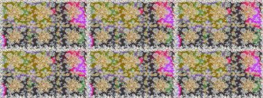 Altın kar taneleri basit, pürüzsüz desen. Gri renkli Raster altın deseni. Kış sembolü, Mutlu Noeller, Mutlu yıllar 2019. Soyut duvar kağıdı, ambalaj dekorasyonu.