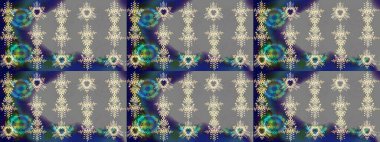 Renkli elementlerle Raster ilginç desen