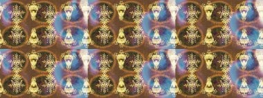 Raster Noel soyut renkli arka plan ve tatlı kar tanesi. Kar taneli altın renkler. Raster illüstrasyonu.