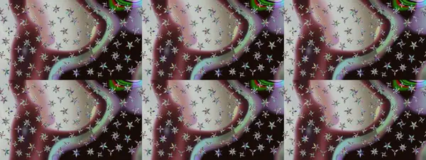 Raster Çiçek İllüstrasyonu güzel tekstil. Gri renkli etnik çiçeklerle zarif eskiz deseni.