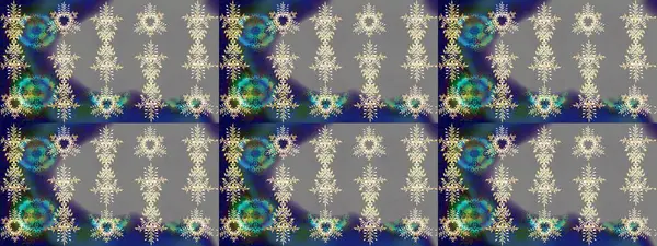 Renkli elementlerle Raster ilginç desen