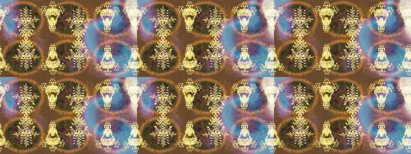 Raster Noel soyut renkli arka plan ve tatlı kar tanesi. Kar taneli altın renkler. Raster illüstrasyonu.