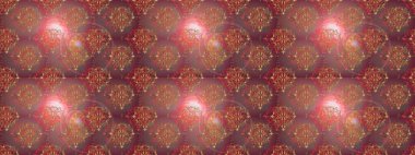 Küçük çiçekteki sevimli çiçek deseni. Raster deseni. Nazik, yaz çiçekleri kahverengi, pembe ve kırmızı renklerde. Raster illüstrasyonu.