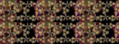 Güzel dekorasyon. İllüstrasyon kar tanesi. Kahverengi ve siyah renkli suluboya kar taneleri. Kışın sembolü.