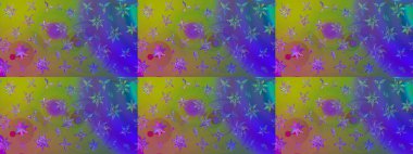 Eski usul. Kumaş, tekstil, duvar kağıdı baskısı için. Raster illüstrasyonu. Tomurcukları çiçek olan sevimli bir çiçek deseni. Raster. Taslak arkaplan.