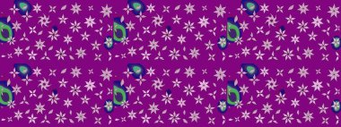 Raster illüstrasyonu. Renkli Bahar Teması eskiz kalıbı. Güzel kumaş deseni. Asya tekstil tarzında. Düz Çiçek Elementleri Tasarımı. Çiçek desenini çiz.