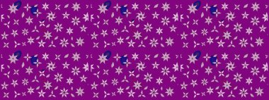 Mor çiçekli eskiz deseni, suluboya çiçek deseni, sevimli çiçek, duvar kağıdı, kart veya kumaş için fayanslı. Raster - stok.