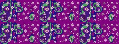 Raster illüstrasyonu. Şirin çiçek elementleri. Düz Çiçek Elementleri Tasarımı. Renkli Bahar Teması eskiz kalıbı. Çizim deseni Modaya uygun kumaş deseni.