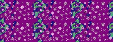 Tekstil, kumaş, kapaklar, duvar kağıtları, baskı, naylon, koleksiyon defteri, örgü, dekupaj için güzel bir eskiz. Küçük mor çiçeklerle oldukça kaliteli besin torbası deseni.