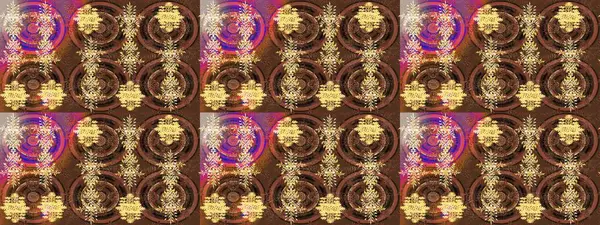 Raster illustration. Christmas festive background. Christmas snowflake of decoration on snow.