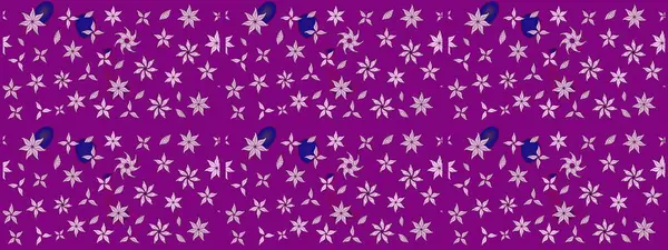 Mor çiçekli eskiz deseni, suluboya çiçek deseni, sevimli çiçek, duvar kağıdı, kart veya kumaş için fayanslı. Raster - stok.