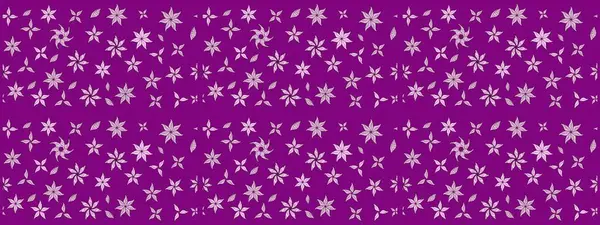 Raster deseni. Bahar çiçekleri dallı desen, mor renkler çiçekli siluet.