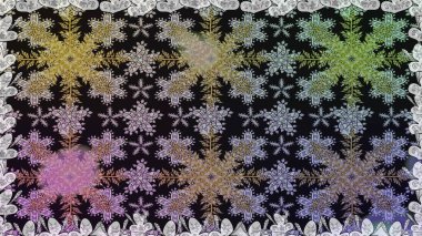 Kusursuz altın desen. Altın elementli gri renkler. Çiçek desenli altın metal. Raster altın çiçek süsü brokar kumaş ve cam desenli..