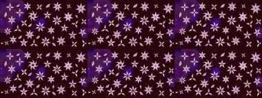 Çiçekli zambakların eskiz geçmişi. Parlak çiçekli kolaj çiçekleri kahverengi. Çiçek tasarımı için inanılmaz kolaj cennet tarzı..