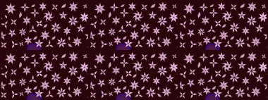 Kahverengi renkli çiçekler. Doodle tarzı. Renkli kahverengi çizim deseni. Elle çizilmiş sonbahar çiçeği deseni. Tekstil ve kapak tasarımı için mükemmel.