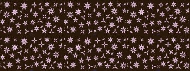 Raster illüstrasyonu. Küçük çiçekteki sevimli çiçek deseni. Güzel karalamalı çiçek desenli çizim. Güzel kumaş deseni.