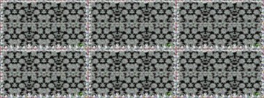 Gri renklerde. Raster illüstrasyonu. Anti-stres için Raster soyut şablon sayfası.