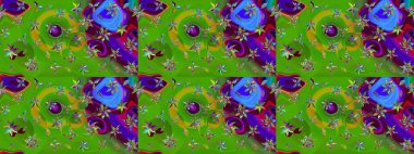 Organik motif arka planı. Raster illüstrasyonu. Çizim kalıbı. Ultraviyole kumaş deseni.