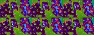 Kumaş, tekstil, duvar kağıdı baskısı için. Eski usul. Tomurcukları çiçek olan sevimli bir çiçek deseni. Raster. Eskiz geçmişi. Raster illüstrasyonu.