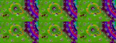 Hint çiçek liyada madalyon deseni. Etnik Mandala süsü. Tekstil, tebrik kartı, boyama kitabı, telefon kılıfı baskı için kullanılabilir. Raster Kına dövme tarzı.