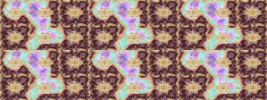 Kahverengi renkli ve altın elementli eskiz deseni. Hassas altın deseni açın. Raster sanatı. Doğu tarzı arabesk. Altın desenli bukleler çiz. Parlak dantel, stilize çiçekler, şal desenli.