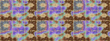 Çiçek kiremitleri. Kahverengi renklerde altın desenler ve altın elementler. İslam tasarımı. Eskiz desenli oryantal süs. Raster altın tekstil baskısı.