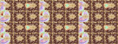 Kahverengi renklerde altın elementler. Barok tarzında eskiz oryantal süsü. Geleneksel klasik Raster Golden.