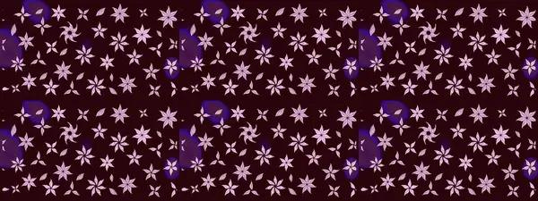 Raster illüstrasyonu. Eski usul. Kumaş, tekstil, duvar kağıdı baskısı için. Eskiz geçmişi. Renkli desenli eskiz deseni, kahverengi çiçekler ve dekoratif elementlerle.