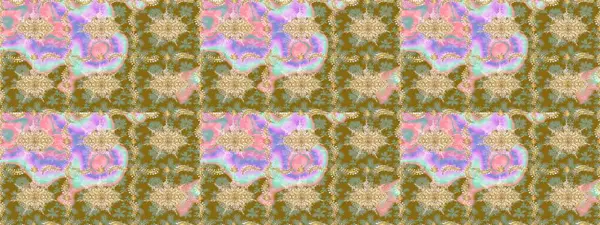 Süslü dantel iz sürücü. Tarafsız renkler üzerine geleneksel Arapça dekor. Çiçek süslemeli Raster eskiz deseni. Doğu tarzında klasik tasarım öğesi. Duvar kağıdı için altın süslü illüstrasyon.