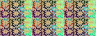 Duvar kâğıdı barok, İspanyol kumaşı. Tarafsız renklerde altın elementler. Çiçek deseni. Skeç raster arka planı. Şekil grafik deseni.