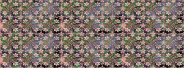 Yeşil renkli çiçekler. Nazikçe, güzel çiçek arkaplanı. Raster çiçek desenli ve çiçekli..