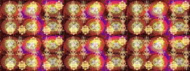 Raster Noel soyut renkli arka plan ve tatlı kar tanesi. Farklı kar taneleri toplayıcısı, kahverengi, sarı ve nötr renklerde kış elementleri..