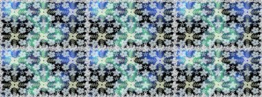 Mavi çiçekli bahar çiçekleri. Moda baskıları için zarif bir şablon. Küçük çiçekte güzel bir desen. Motley illüstrasyonu. Küçük renkli çiçekler..