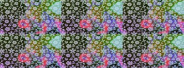 Raster güzel bir çiçek deseni çizmiş. Tatil havası. Bahar mevsimi. Nazik romantik baskı.