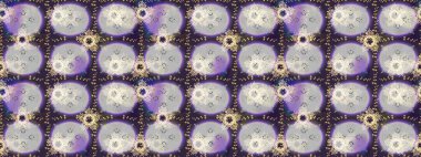 Raster illüstrasyonu. Noel stili. Gri, mor ve nötr renklerde kar taneleri.