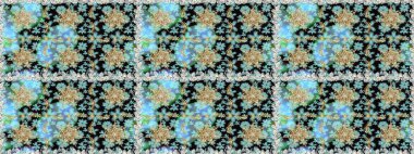 Raster illüstrasyonu. Oriental raster klasik nötr ve altın desenli. Kusursuz soyut arkaplan.