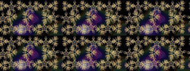 Renkli elementlerle Raster ilginç desen