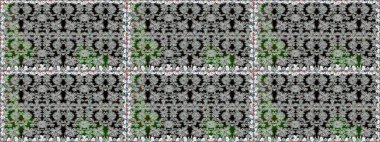 Küçük renkli çiçekler. Moda baskıları için zarif bir şablon. Küçük çiçekte güzel bir desen. Çiçekli bahar çiçekleri. Motley illüstrasyonu.