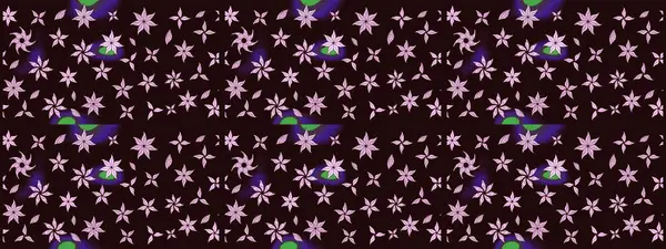 Raster Güzel kumaş deseni. Raster suluboya deseni, narin çiçekler, kahverengi çiçekler, tebrik kartı şablonu..