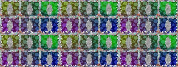 Küçük çiçekteki sevimli çiçek deseni. Kusursuz. Raster illüstrasyonu.