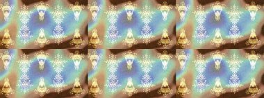 Çiçek arkaplan. - Tarafsız, bej ve mavi çiçekler. Çiçek kolajı. Çiçek kompozisyonu. Doğa. Raster deseni. Küçük çiçekte güzel desen var..