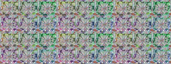 Güzel suluboya çiçek buketi pürüzsüz desen.