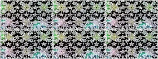 Parlak unsurları. Sorunsuz çiçek deseni kaydırma kağıt, davet, el ilanı, afiş veya Web sitesi Web sitesi arka plan duvar kağıdı için kullanılabilir. Elle çizilmiş Raster illüstrasyon.