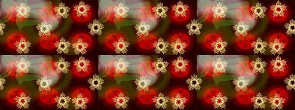 Kış kar taneleri, raster arka plan. Yüzey için tekrarlanan doku, ambalaj kağıdı, kahverengi, kırmızı ve bej rengi kar tanesi.